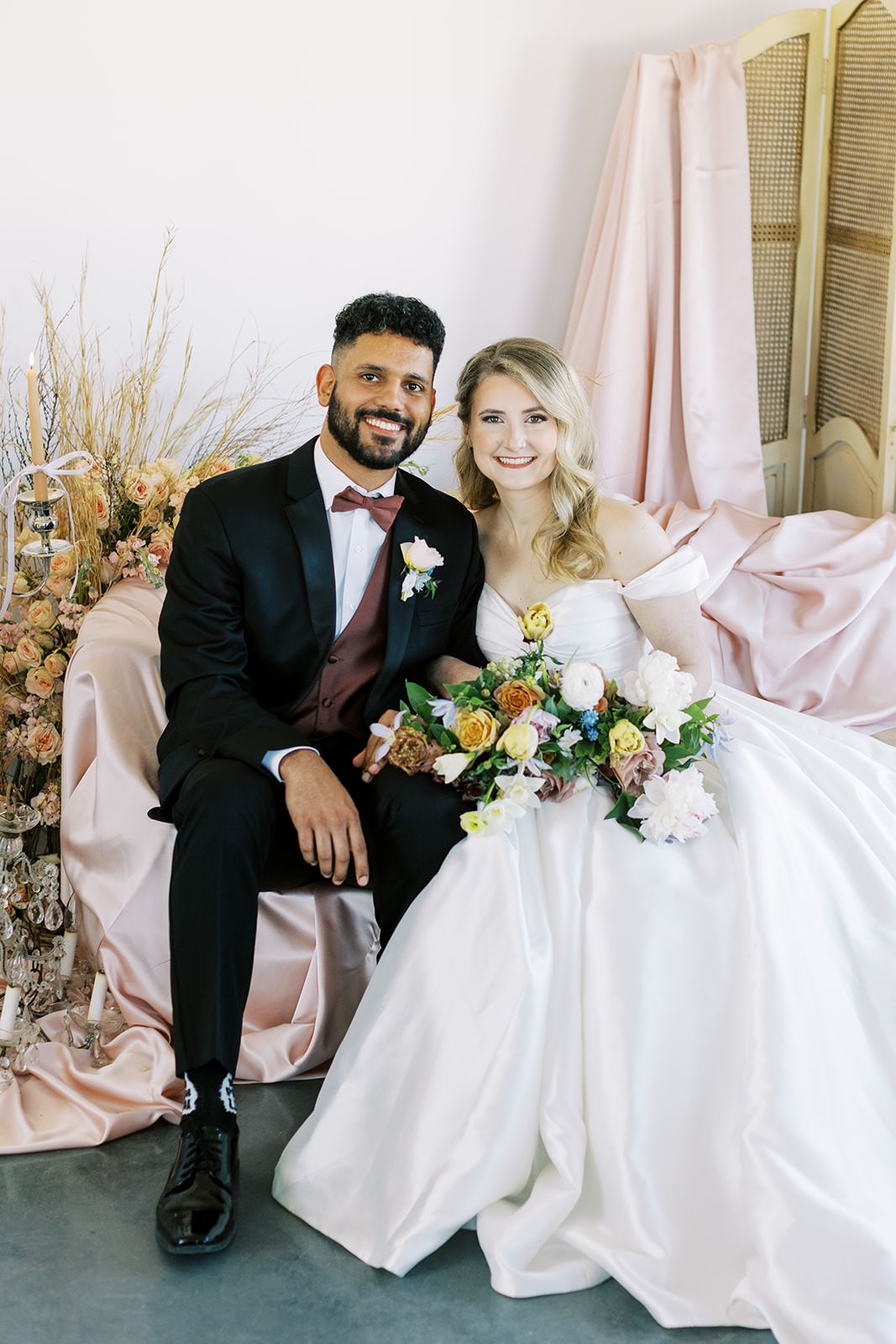 Emerson Fields Wedding Couple Portraits Photographed by Kiley Ann Photography